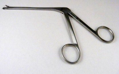 Thrubite Blakesley Forcep, size 0, straight, JW 3.5mm SL120mm (4 3/4") OL 187mm(7 3/8")
