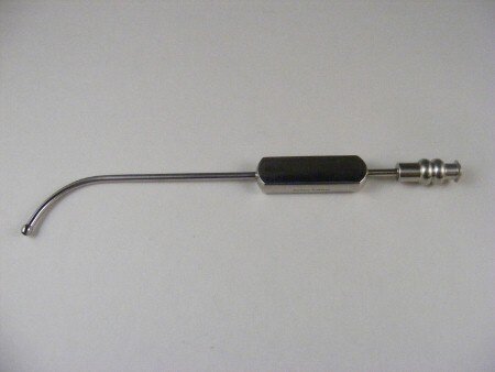 Sinus Suction Tube Long, Diameter Outside 2,5mm WL75mm(3") Overall Length 140mm(5 1/2")