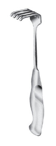 Deep Rake Retr 11" 4 prgs blunt 1 1/2"