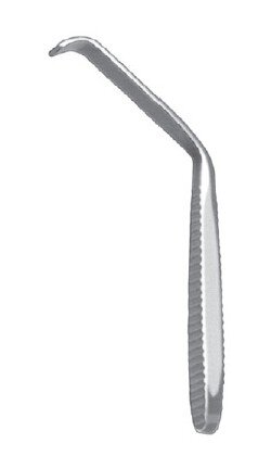Blade Retr 7 1/2" x 13mm, ang, concave blade, fwd ang tip