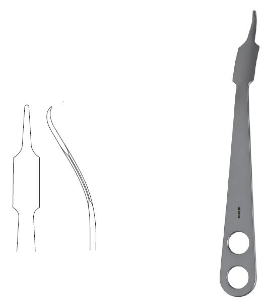 Hohmann Retr 9 1/2" x 18mm long tip 2 holes