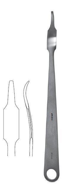 Hohmann Retr 12" x 17mm straight end 1 hole
