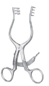 Scalp Contour Retractor 5 1/2" 3x4 blunt