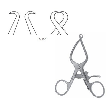 Johnson Neuroma Retractor 4"