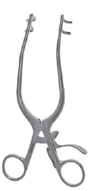 Kolbel Soft Tissue Retr 7" angled 2x2 blunt