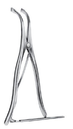 Lamina Spreader 10 1/2" flat blades with teeth