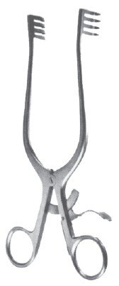Adson Retr 7 1/2" str sharp 4x4