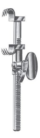 Bailey Rib Contractor w/ ratchet 8" with 4 1/2" opening