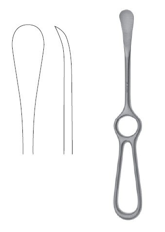 Sedillot Elevator 8" 16mm sharp ring handle