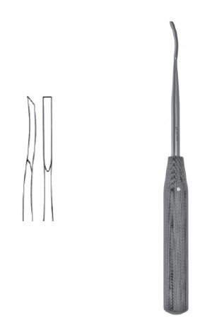Periosteal Elev 7 1/4" cvd 3mm str sharp edge phen hdl