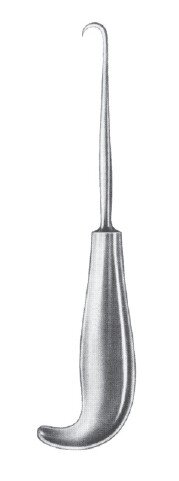 Bone Hook 9" lrg 25mm blunt