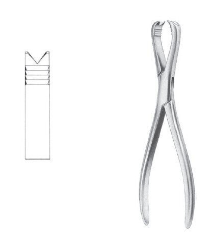 Langenbeck Bone Fcps 8" 2x2