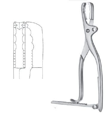 Farabeuf Lambotte Fcps 10" adj jaw w/ratchet