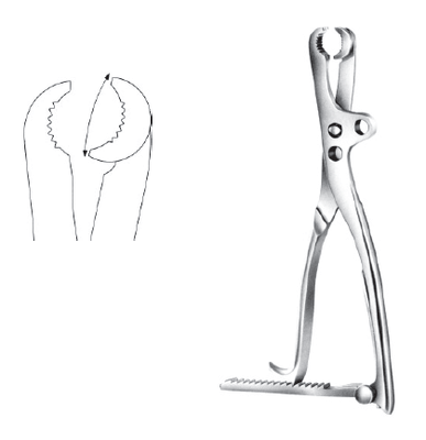 Lambotte Bone Fcps 10 1/2" swivel head adjust