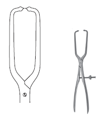 Pelvic Reduction Fcps 16" str long ball tips