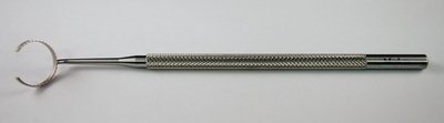 Thornton Fixation Ring: Fixed 13mm x 7mm C Style with 10 Degree Markings, Round Knurled Handle, Stainless Steel