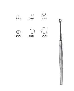 Fox Curette 5 1/2" 1mm round
