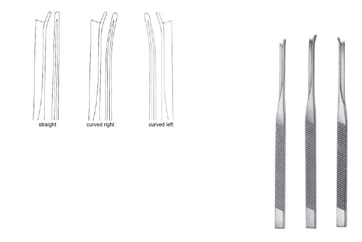Silver Osteotome 7" guard left