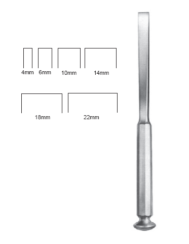 Stille Osteotome 8" str 10mm