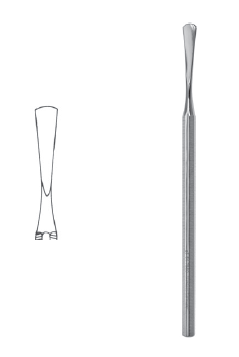 Chisel Spade 5 1/4" curved edge