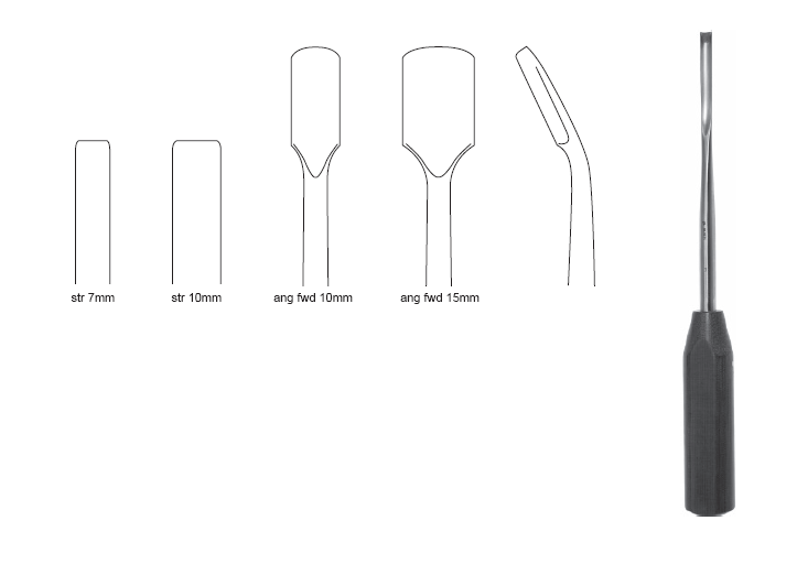 Lexer Gouge 11" ang fwd 10mm phen hdl