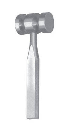 Ortho Heavy Short Mallet 7 1/2", 1lb 14oz [850g], head s/s Ø 38mm, s/s hdl