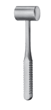 Ombredanne Mallet 9 1/2", 1lb 9oz [708g], head s/s Ø 40mm, alum hdl