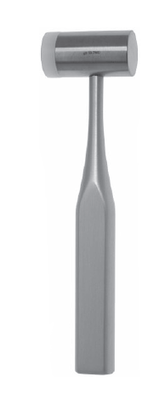 Combination Mallet 7 1/2", 8oz [227g], head s/s w/one nylon cap Ø 25mm, alum hdl