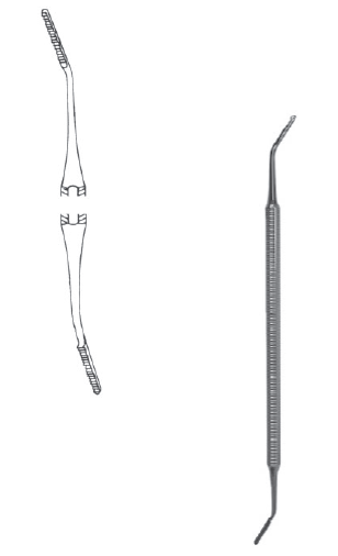 Nail Rasp #93 DE 6 3/4" 2mm angled up/down