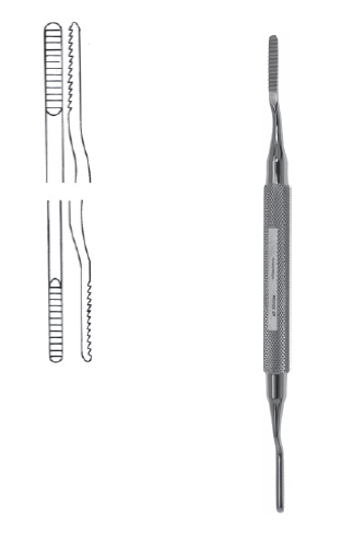 Polokoff Rasp DE 7" 3mm/4mm str