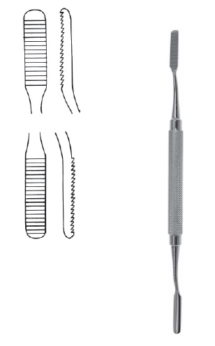 Polokoff Rasp DE 8" 5mm/6mm str