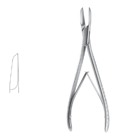 Cottle Kazanjian forceps 7 1/2" straight
