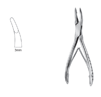 Friedman Rongeur 4 3/4" cvd 3mm SA