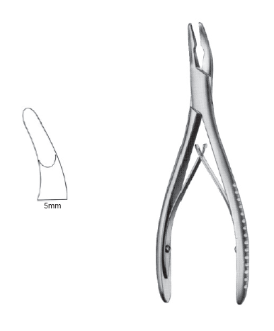 Hartmann Rongeur 7 1/4" cvd 4mm SA
