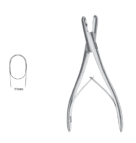 Luer Rongeur 7 1/4" str 11mm SA