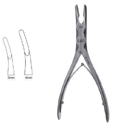 Beyer Rongeur 7" cvd 3mm DA