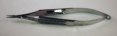 Castro Needle Holder Delicate, Straight, w/lock TL 9mm, OL 130mm(5 1/8")