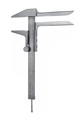 Caliper 9" with 60mm mm/inch grad up to 6"
