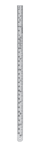 Ruler Flexible 12" inch/mm graduations