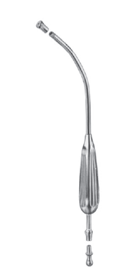 Yankauer Suction Tube 11", double angled, stainless