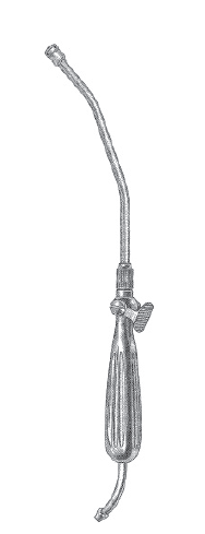 Yankauer Suction Tube 13" with control valve