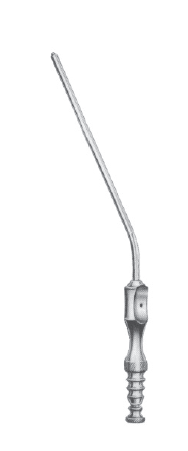 Frazier Suction Tube 7", 85mm WL, 10 french, 30deg with stylette