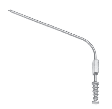 Frazier Suction Tube 9 1/2", 170mm WL, 10 french, 75deg with stylette
