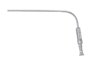 Frazier Suction Tube 6", 75mm WL, 11 french, 90deg with stylette