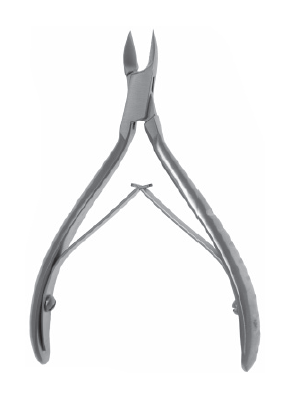 Nail Nipper 4 1/2" delicate, grooved handles