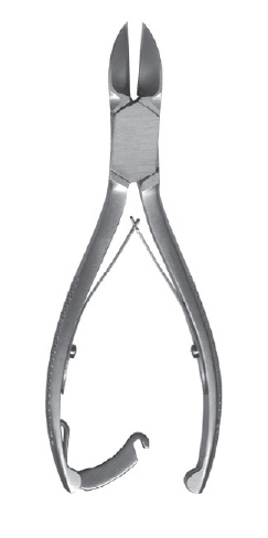 Nail Nipper 5 1/2" concave heavy grooved handle