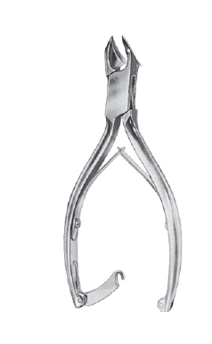 Nail Nipper 5 1/2" angled concave