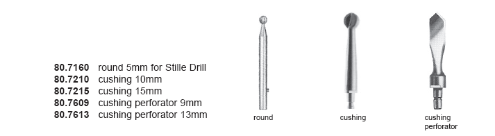 Burr Round 5.0mm for Stille Pattern Drill