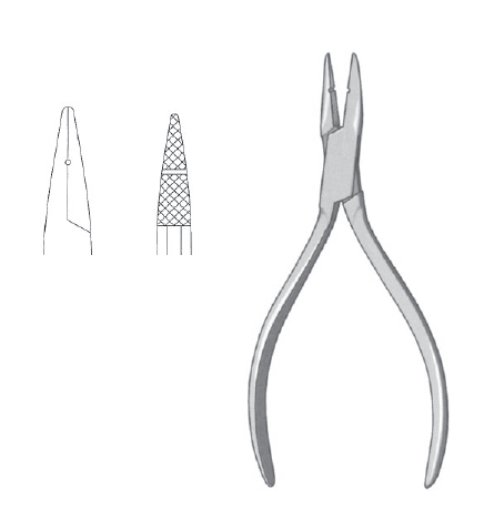 Needle Nose Pliers 5 1/4" deli w/guide