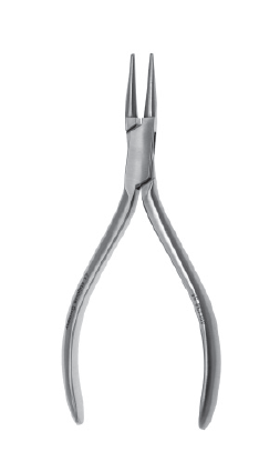 Round Nose Pliers 5 1/2" smooth 1mm tip deli
